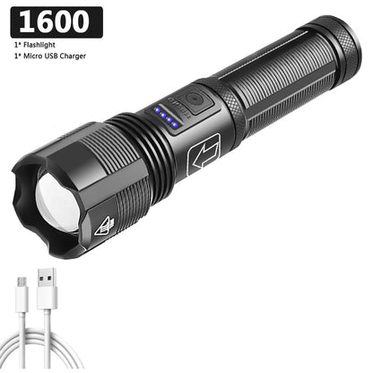 USB Rechargeable LED Flashlight