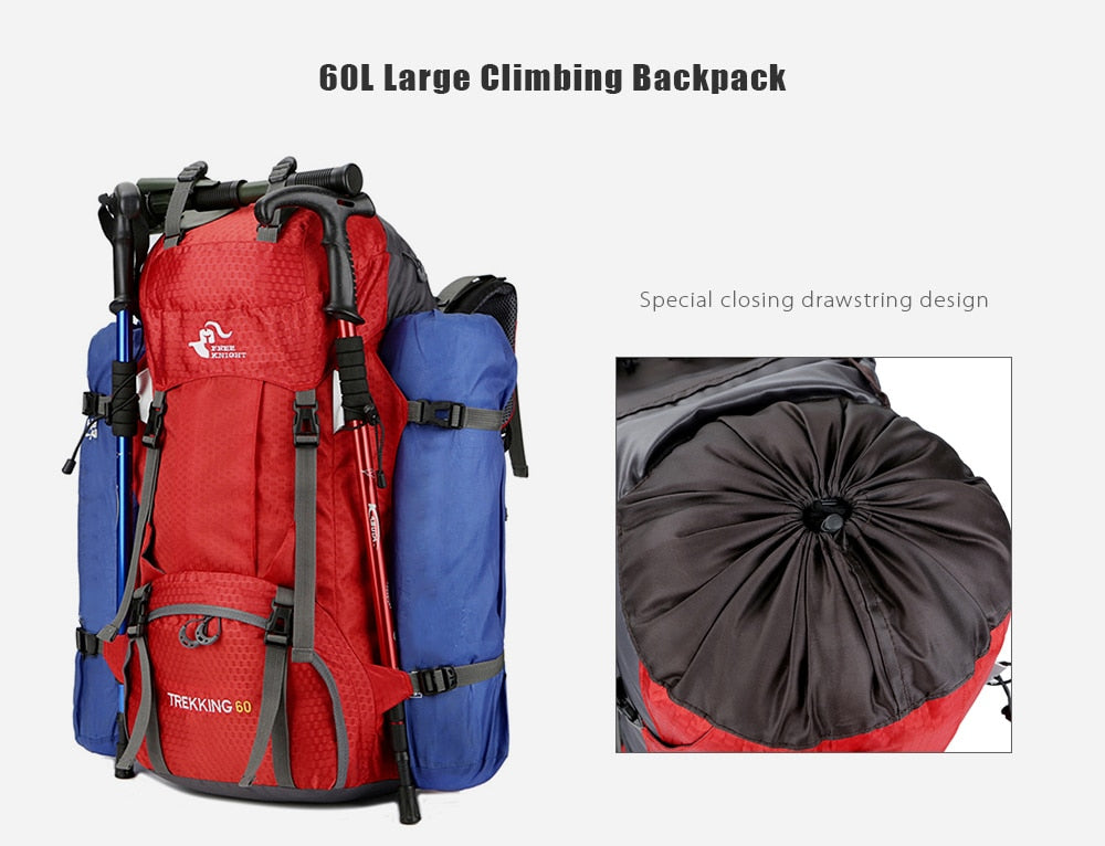 60L Backpack with Rain Cover