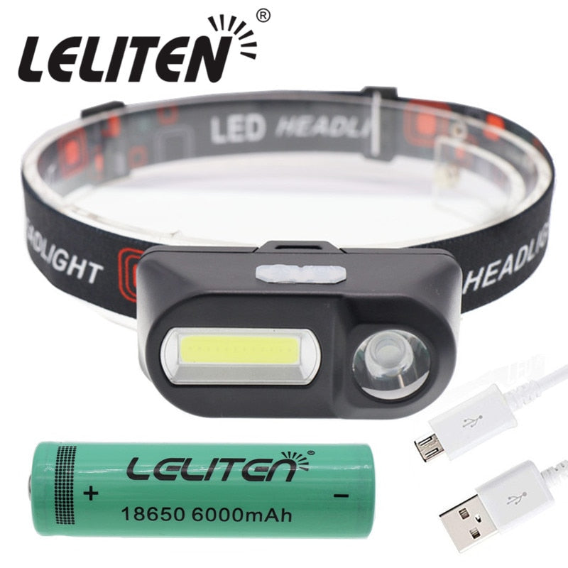 Mini Headlamp, USB rechargeable