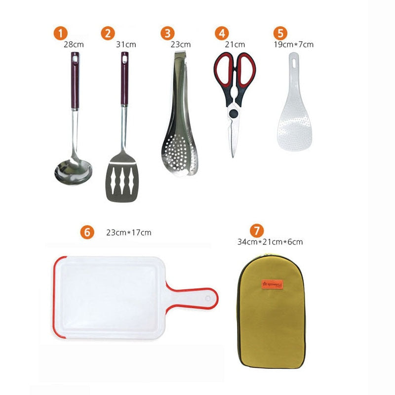 Camp Kitchen Utensil Organizer Set